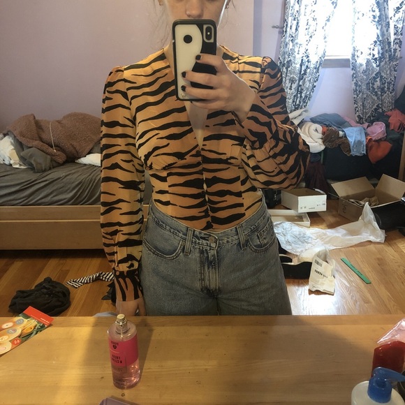 Realisation Par Kaia Tiger Top Size Small - Picture 2 of 6